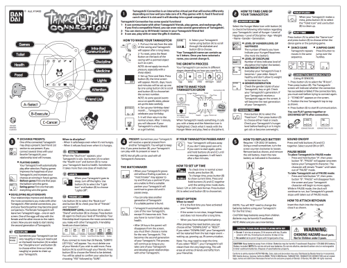 Tamagotchi connection user manual pdf